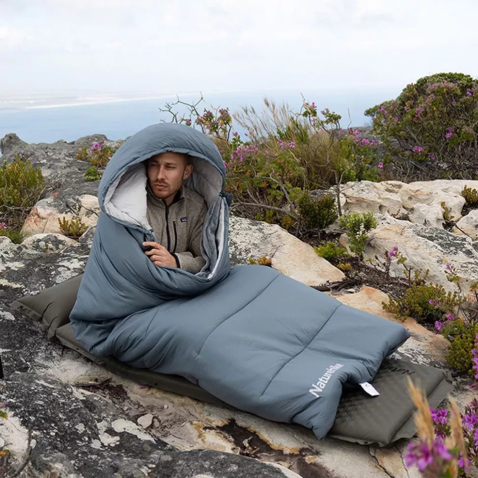 Спальный мешок с подогревом Naturehike BE400 Gray