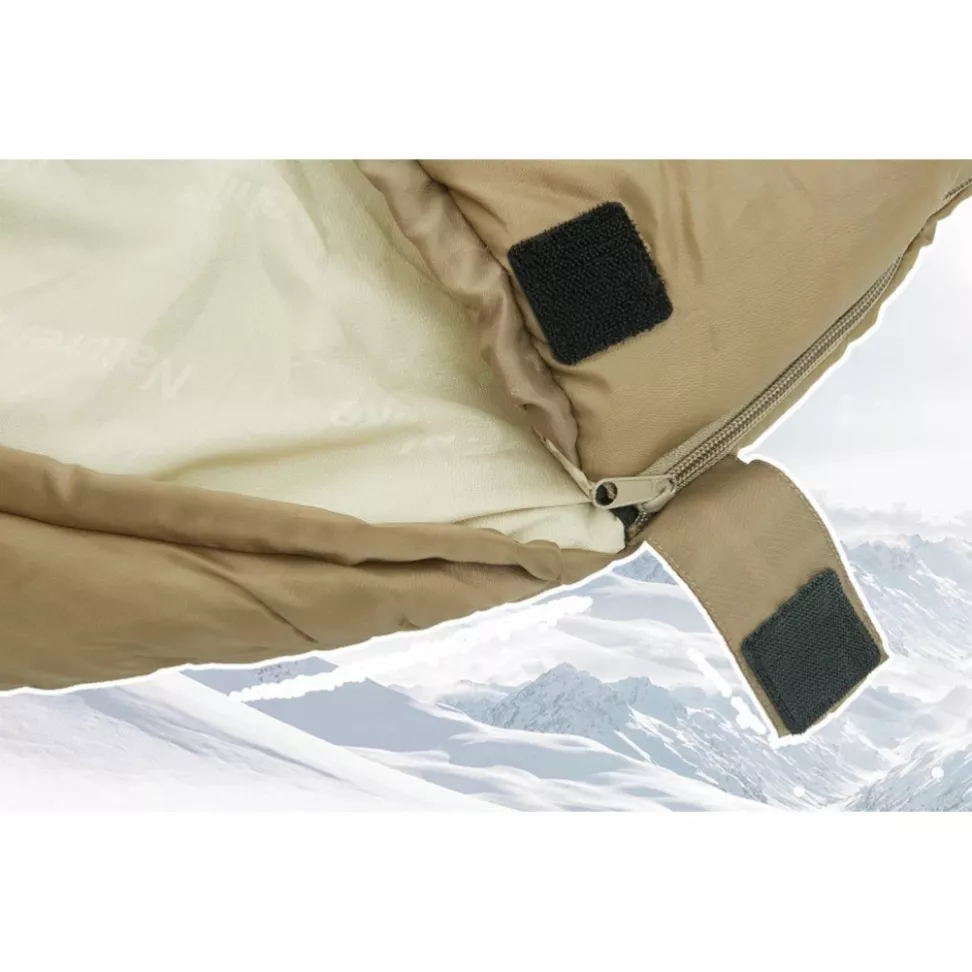 Спальник с капюшоном Naturehike Snowfur Extreme Brown -12*/-32*