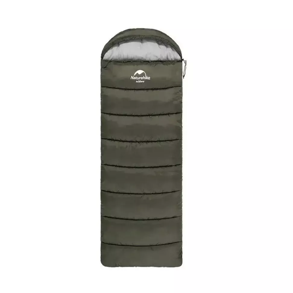 Спальник с капюшоном Naturehike Winter Expert -6°C Green