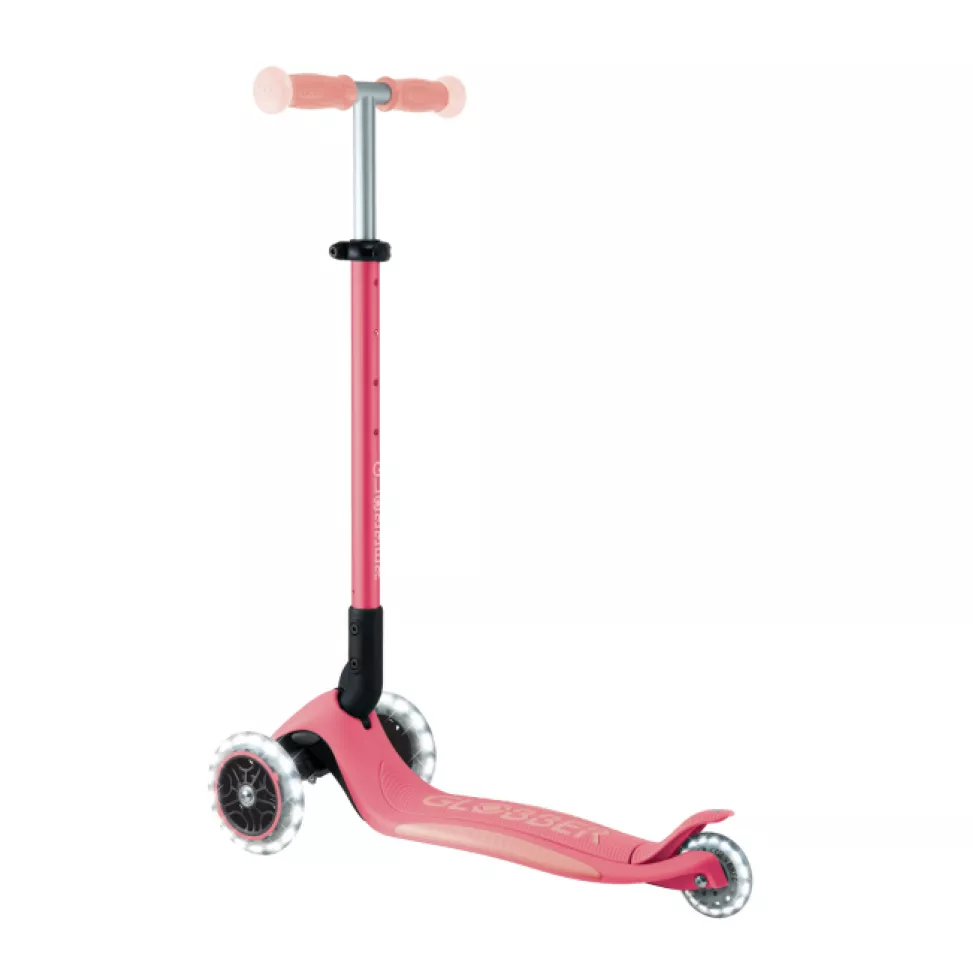 Самокат Globber Elite lights glow розовый (839-110)
