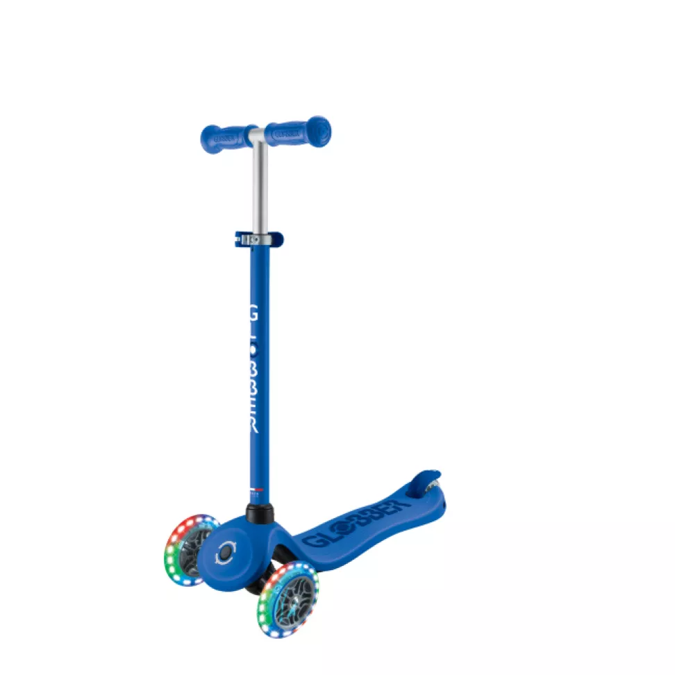 Самокат Globber Go up sporty lights синий (456-600)