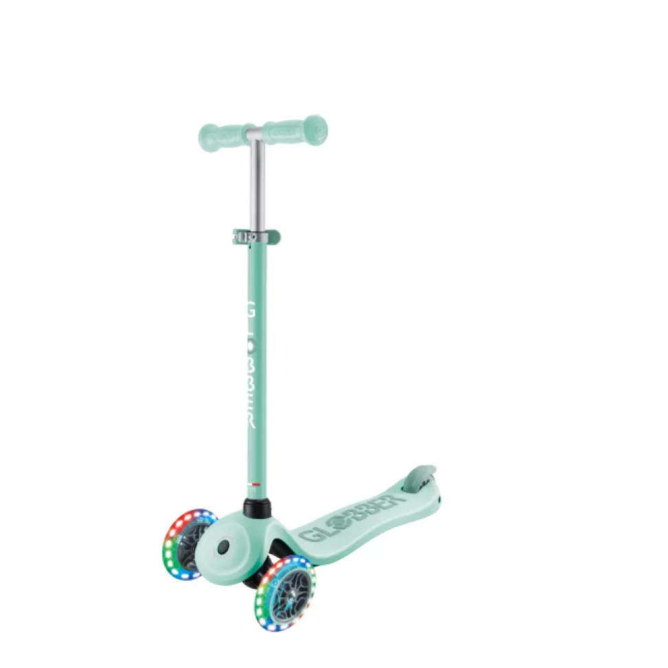 Самокат Globber Go up sporty lights мятно-фисташковый (456-706)