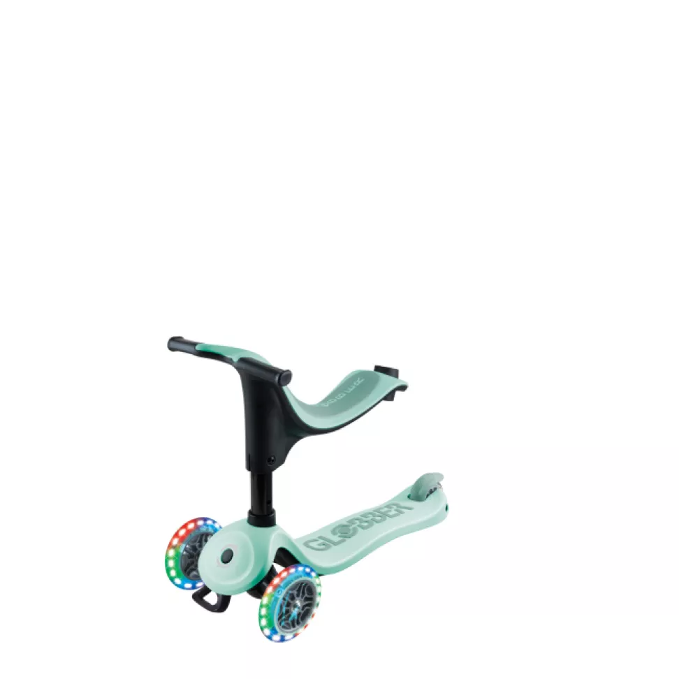Самокат Globber Go up sporty lights мятно-фисташковый (456-706)