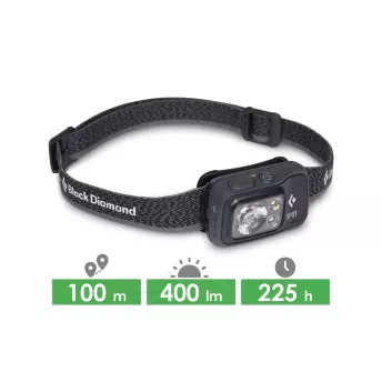 Налобний ліхтар Black Diamond Spot, 400 люмен, Graphite (BD 6206720004ALL1)
