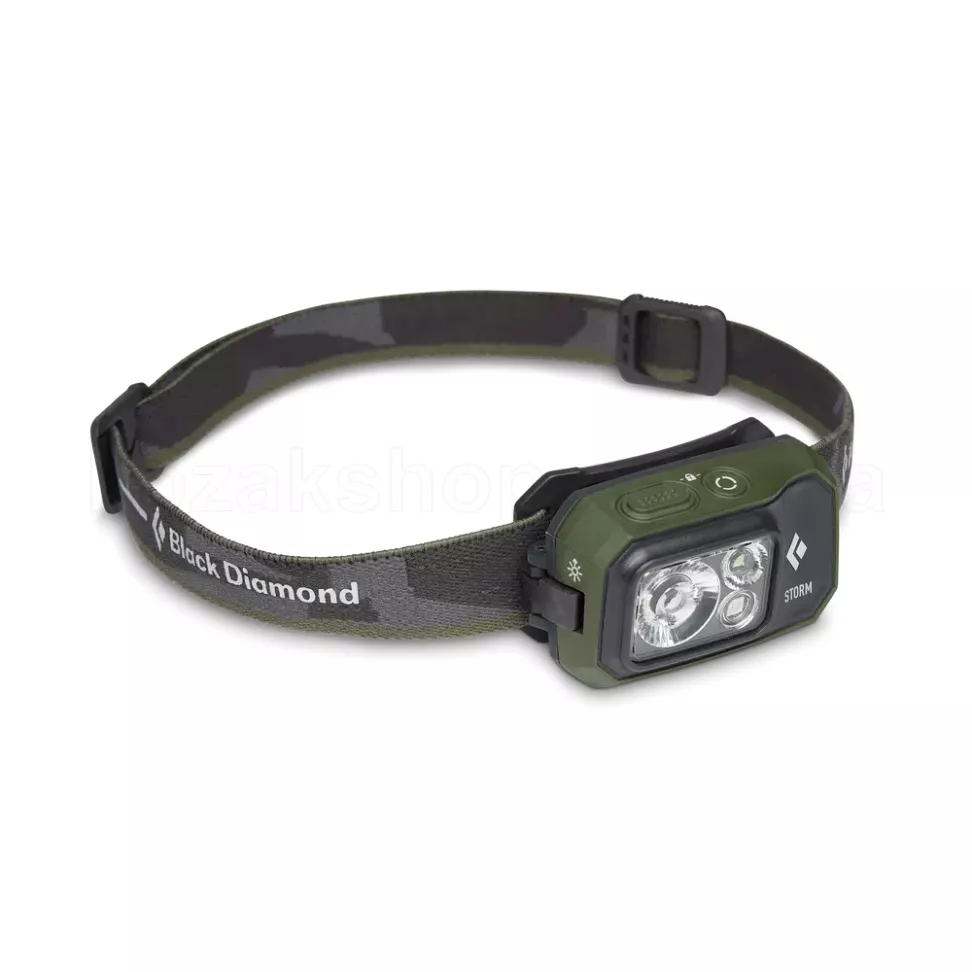 Фонарь налобный Black Diamond Storm, 450 люмен, Dark Olive (BD 6206713002ALL1)