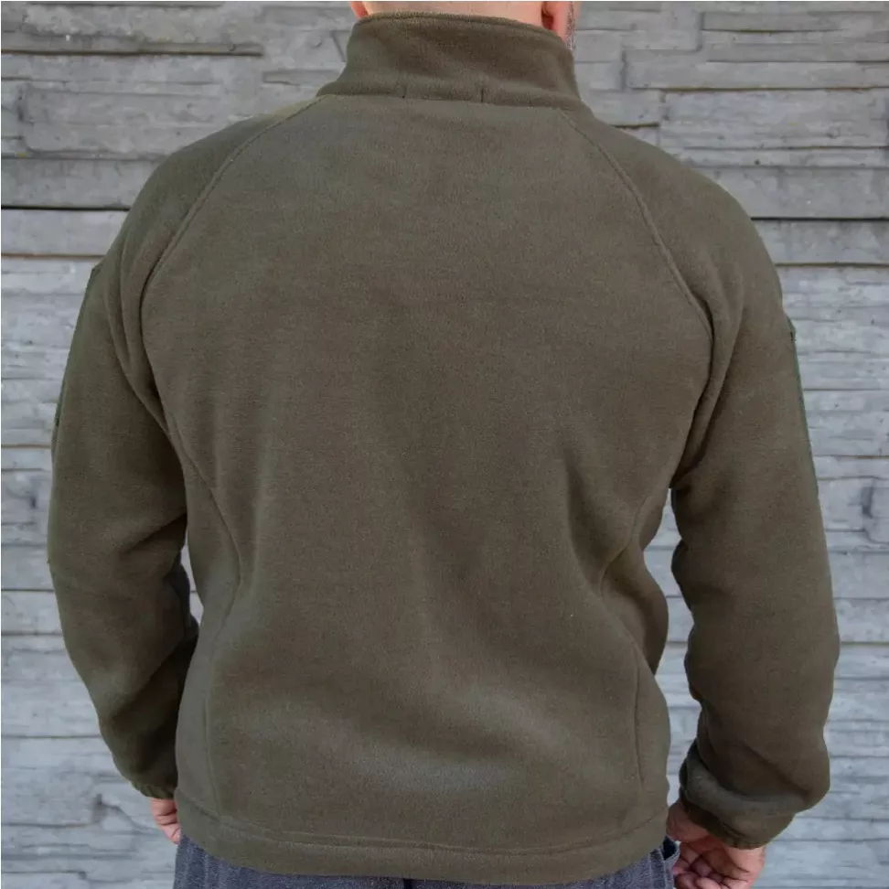 Кофта флисовая Kirasa 320г/м хаки (Арт KI413-0)