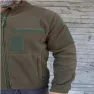 Кофта флисовая Kirasa 320г/м хаки (Арт KI413-0)