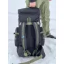 Рюкзак тактичний та туристичний 75л VIA чорний з хакі