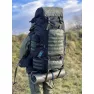 Рюкзак тактичний та туристичний 100л VIA чорний з хакі