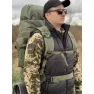 Рюкзак тактический и туристический 80л VIA ХАКИ ОЛИВА