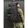 Рюкзак тактичний та туристичний 90л VIA чорний Каркасний рюкзак
