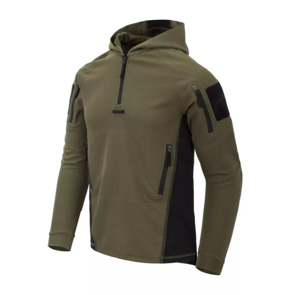 Кофта тактическая Helikon-Tex RANGE HOODIE - TopCool, оливковый