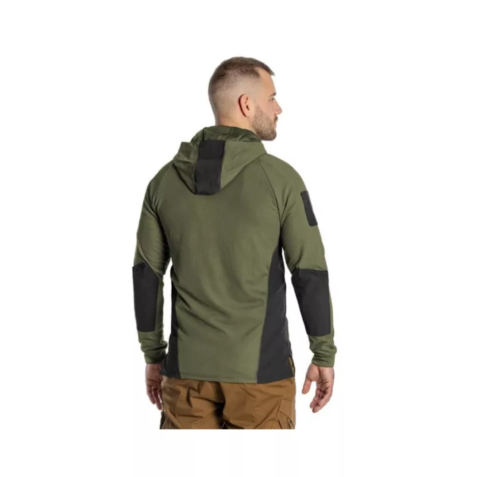 Кофта тактическая Helikon-Tex RANGE HOODIE - TopCool, оливковый