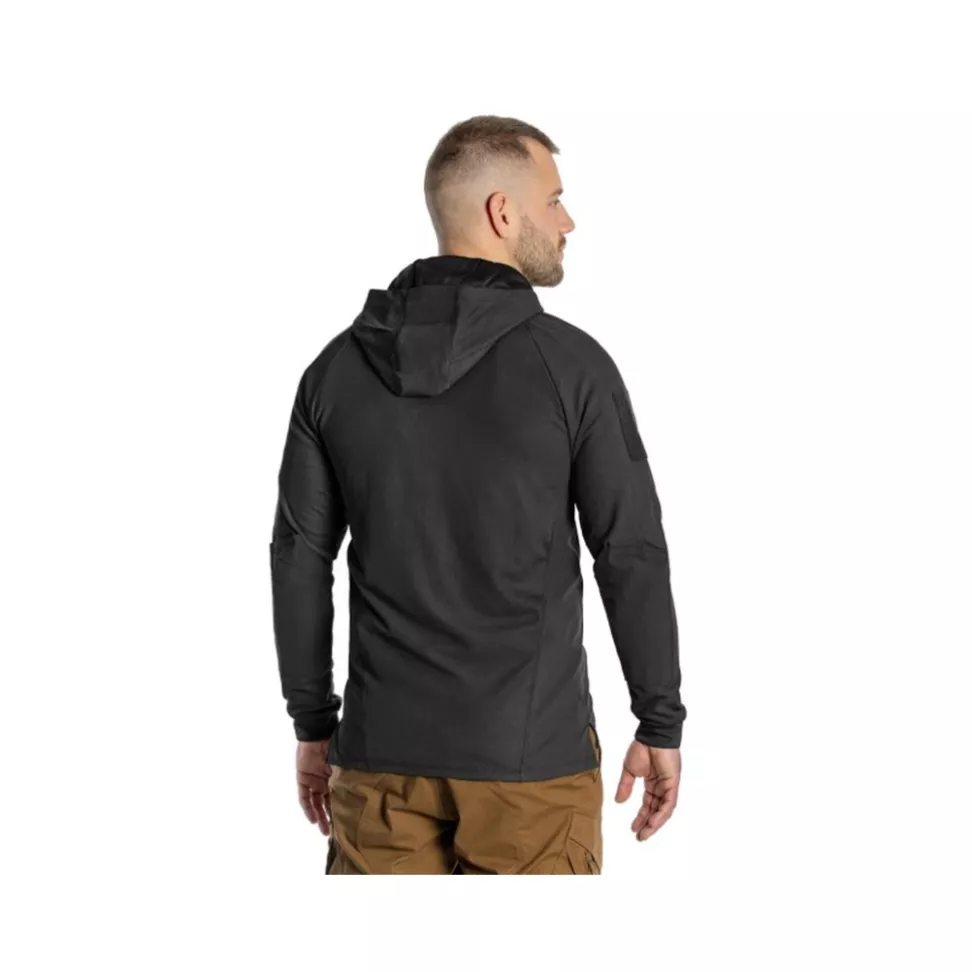 Кофта тактическая Helikon-Tex RANGE HOODIE - TopCool, черный