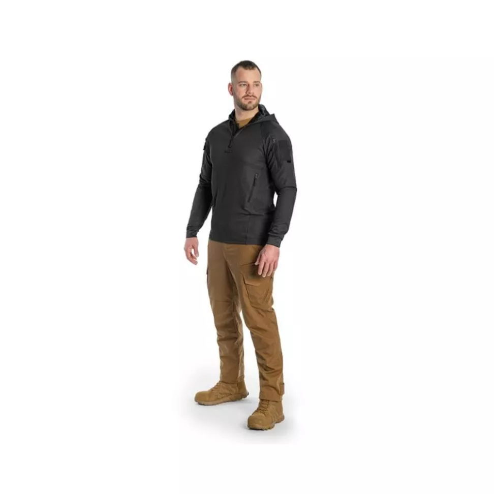 Кофта тактическая Helikon-Tex RANGE HOODIE - TopCool, черный