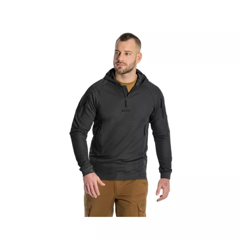 Кофта тактическая Helikon-Tex RANGE HOODIE - TopCool, черный