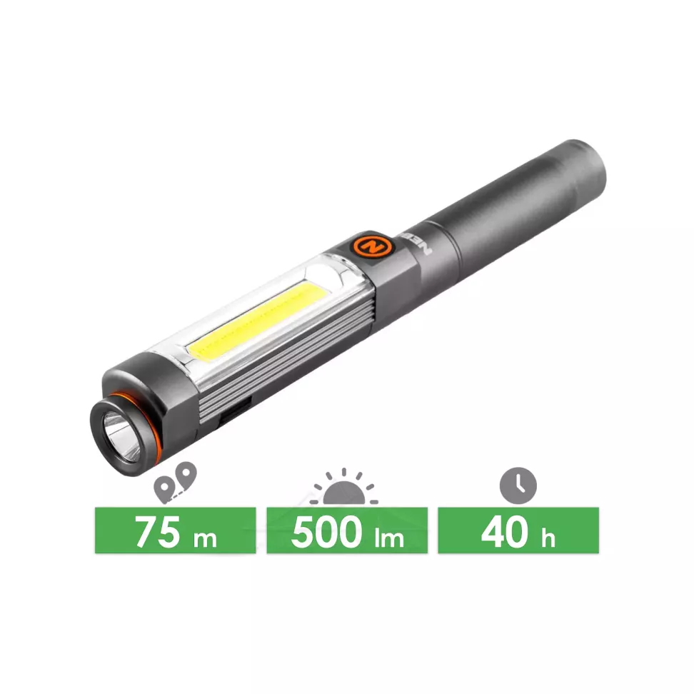 Ліхтар ручний Nebo Franklin Dual RC (NB NEB-WLT-0022-G)