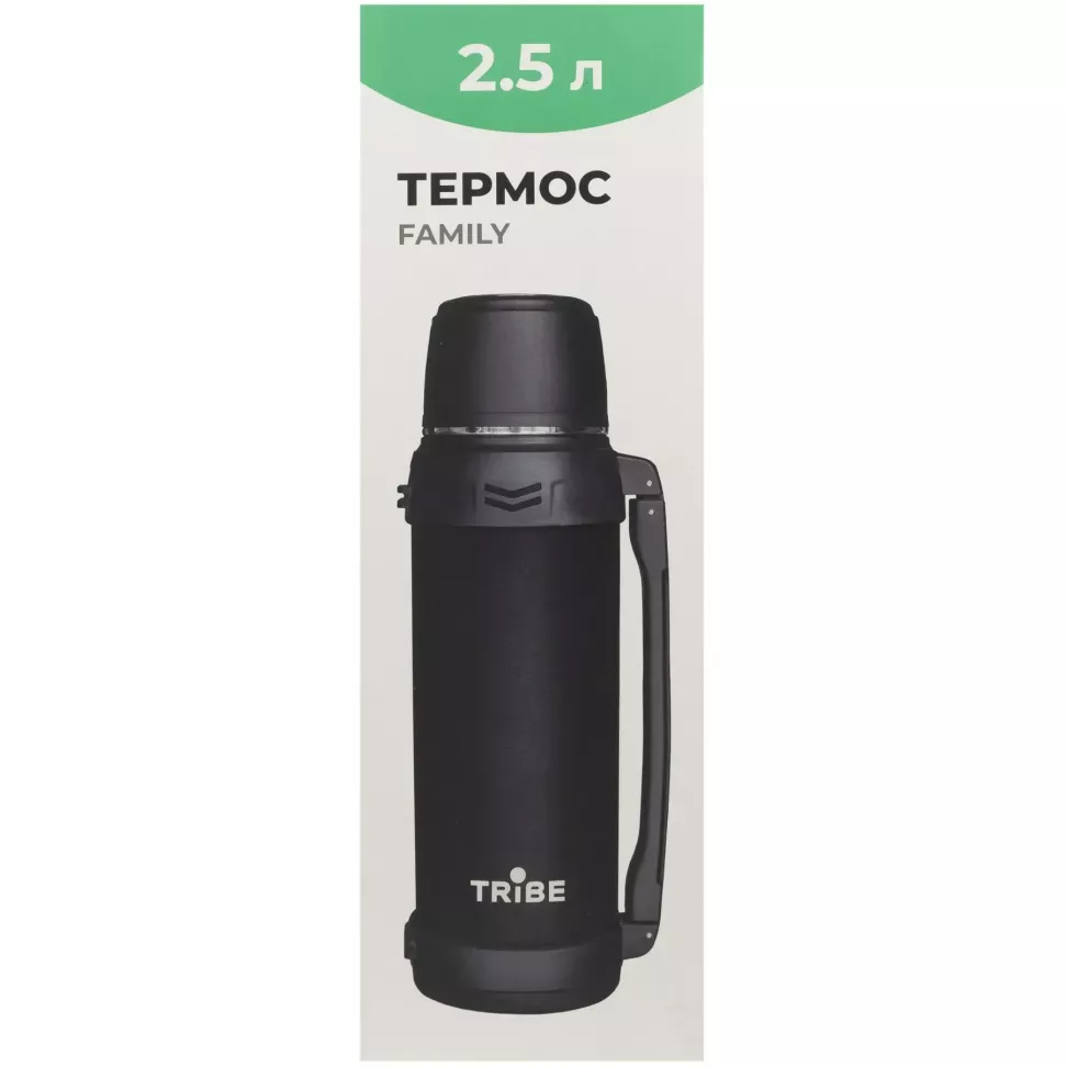 Термос Tribe Family line 2.5 л T-DG-0002, black