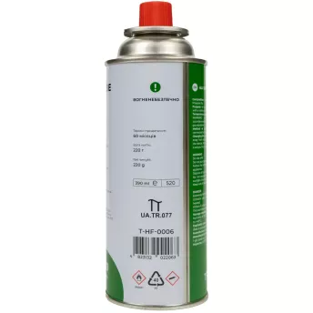 Картридж газовый Tribe цанговый 220 г T-HF-0006