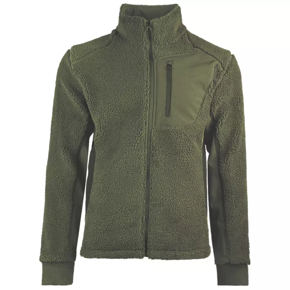 Флісова кофта Mil-Tec Bearforce Cold Weather Teddy-Fleece - Olive