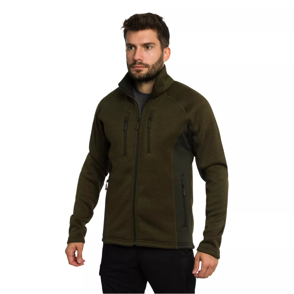 Флісова кофта Mil-Tec Outdoor Structure Fleece - Olive