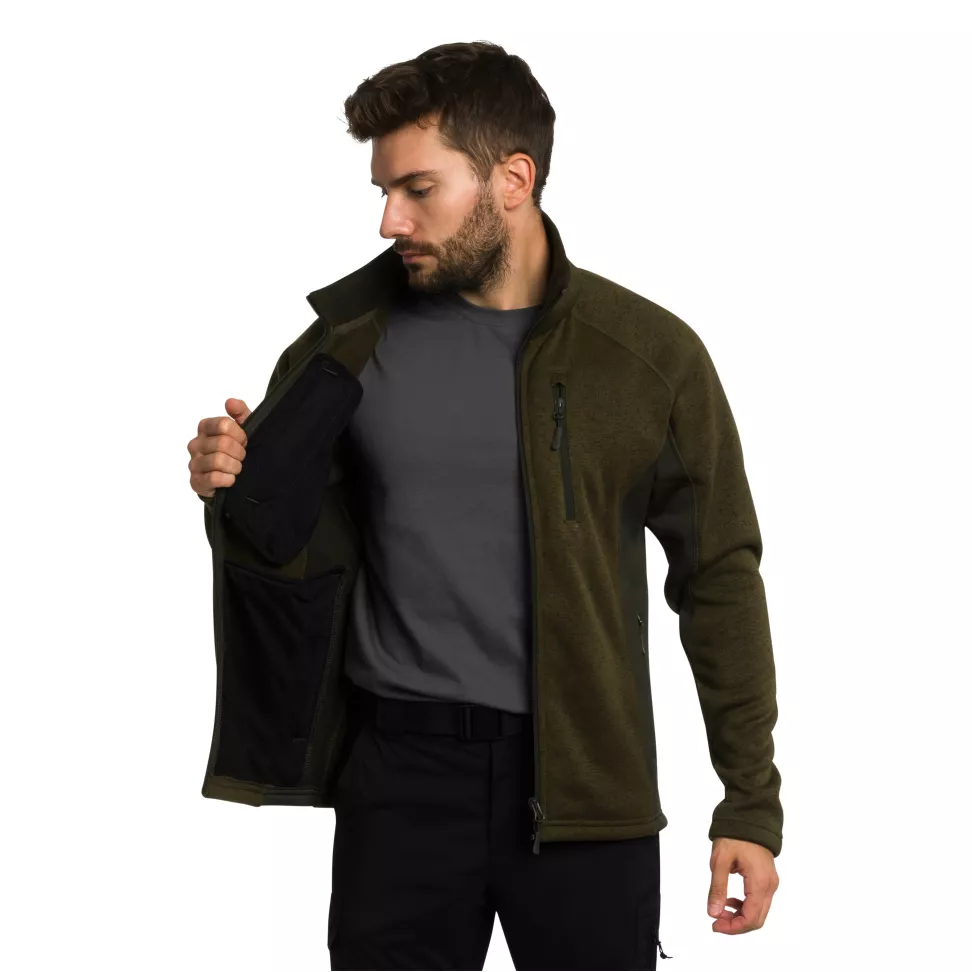 Флісова кофта Mil-Tec Outdoor Structure Fleece - Olive