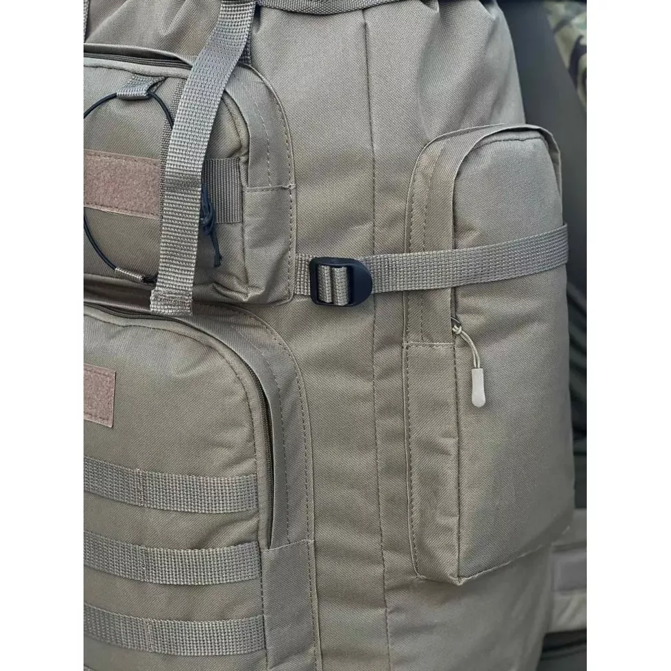 Рюкзак тактичний та туристичний 70л VIA койот