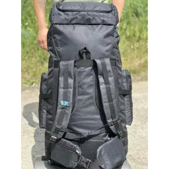 Рюкзак тактичний та туристичний 100л VIA чорний