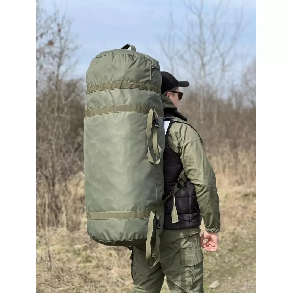 Сумка Баул 120л Баул-рюкзак VIA хаки