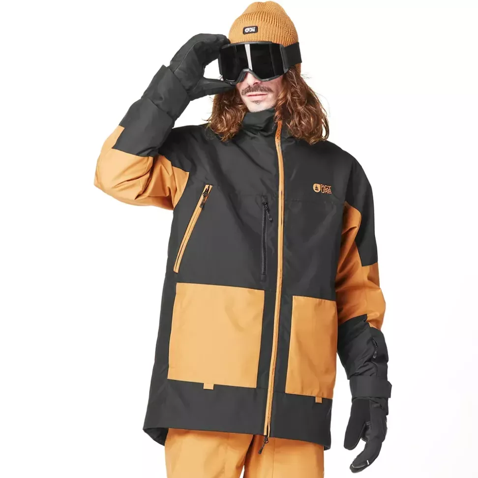 Picture Organic куртка лижна Jomoh 2025 black-brown sugar