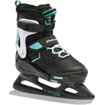 Bladerunner ледовые коньки Micro XT Ice G black-light teal