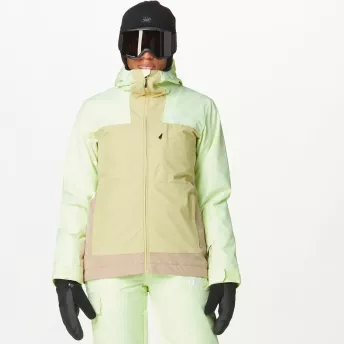 Picture Organic куртка лыжная Seakrest W 2025 lime cream-hemp-roebuck
