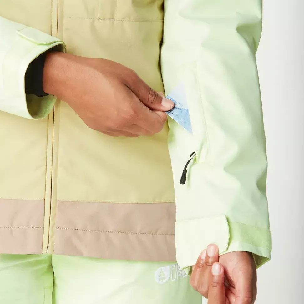 Picture Organic куртка лижна Seakrest W 2025 lime cream-hemp-roebuck