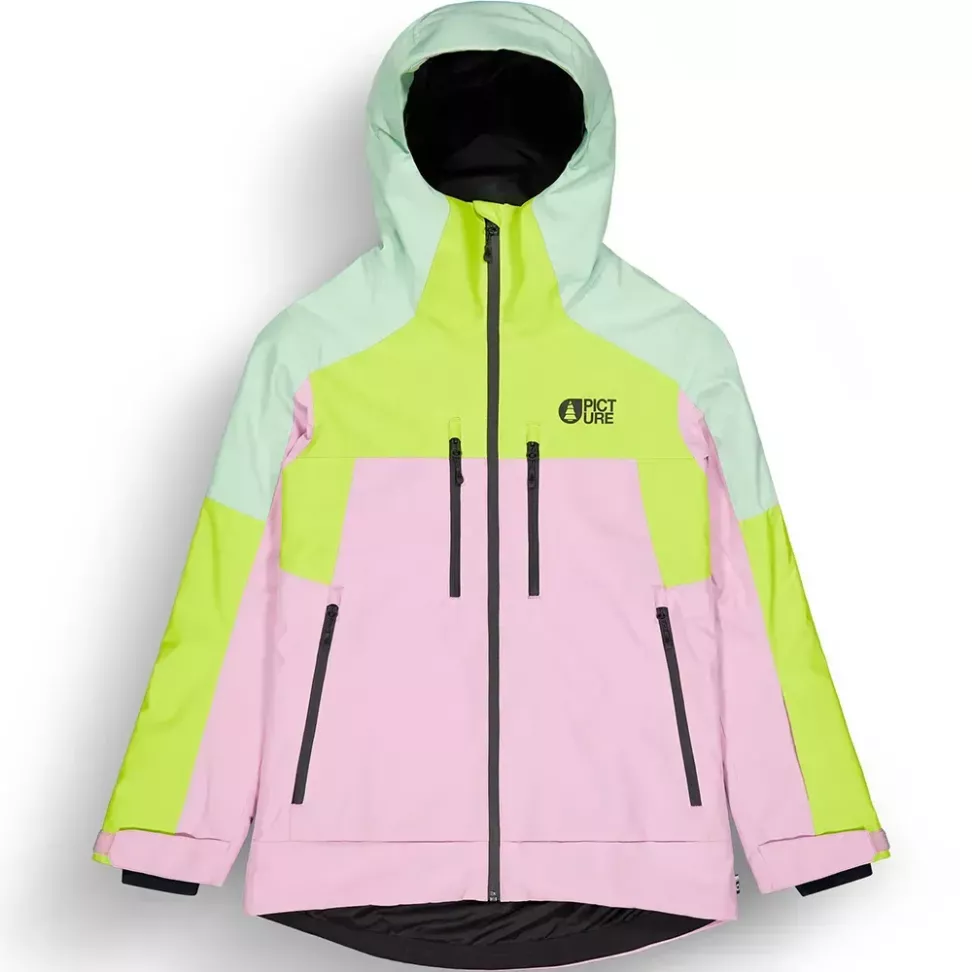 Picture Organic куртка лижна Exa W 2025 orchid acid-silt green