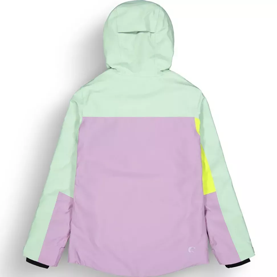 Picture Organic куртка лыжная Seen W 2025 silt green-acid lime-orchid