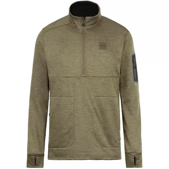 Picture Organic реглан Bake Grid 1/4 dark army green