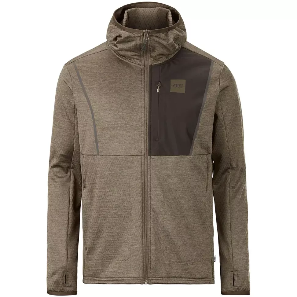Picture Organic куртка Bake Grid FZ dark army green