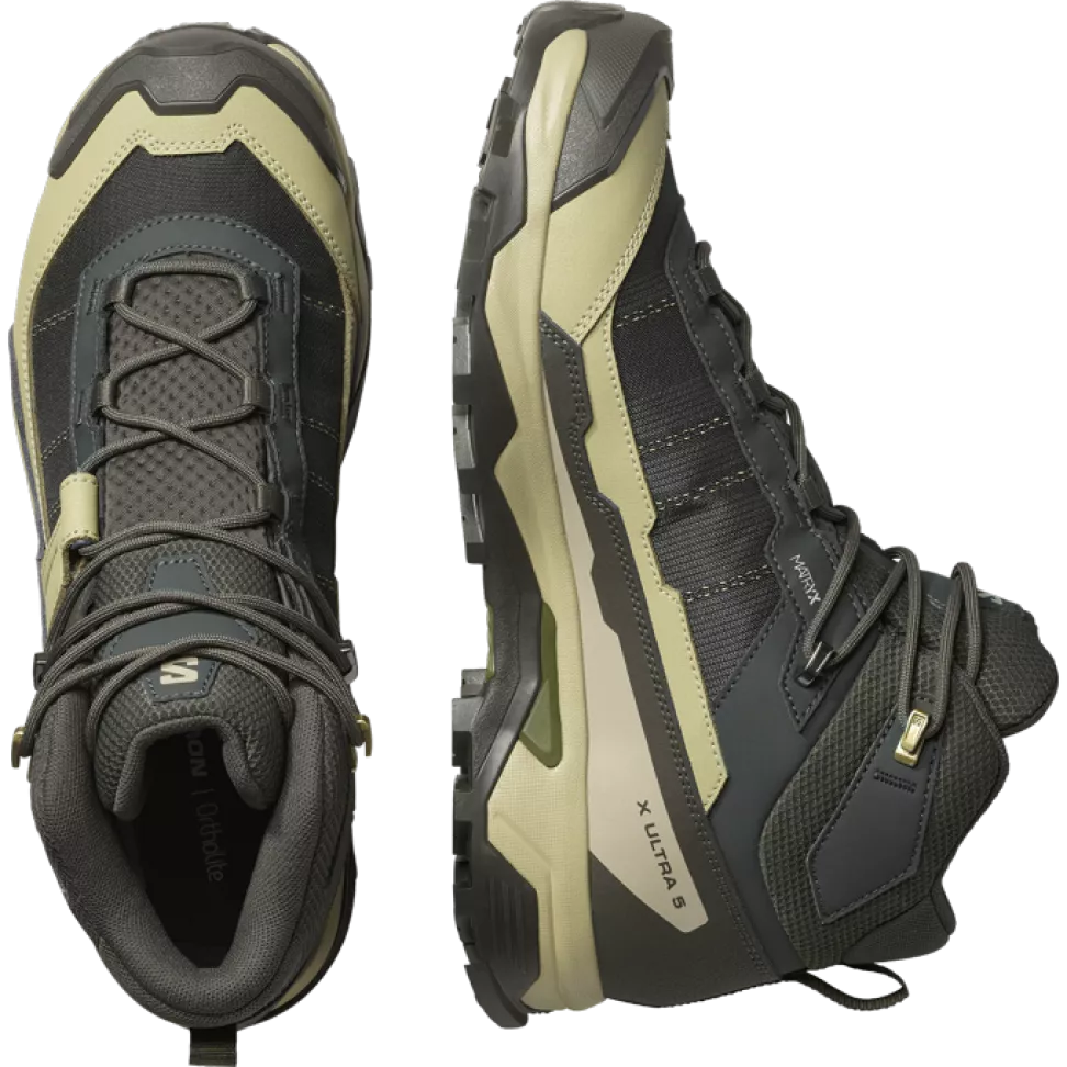 Черевики Salomon X ULTRA 5 MID GTX чол. зелений