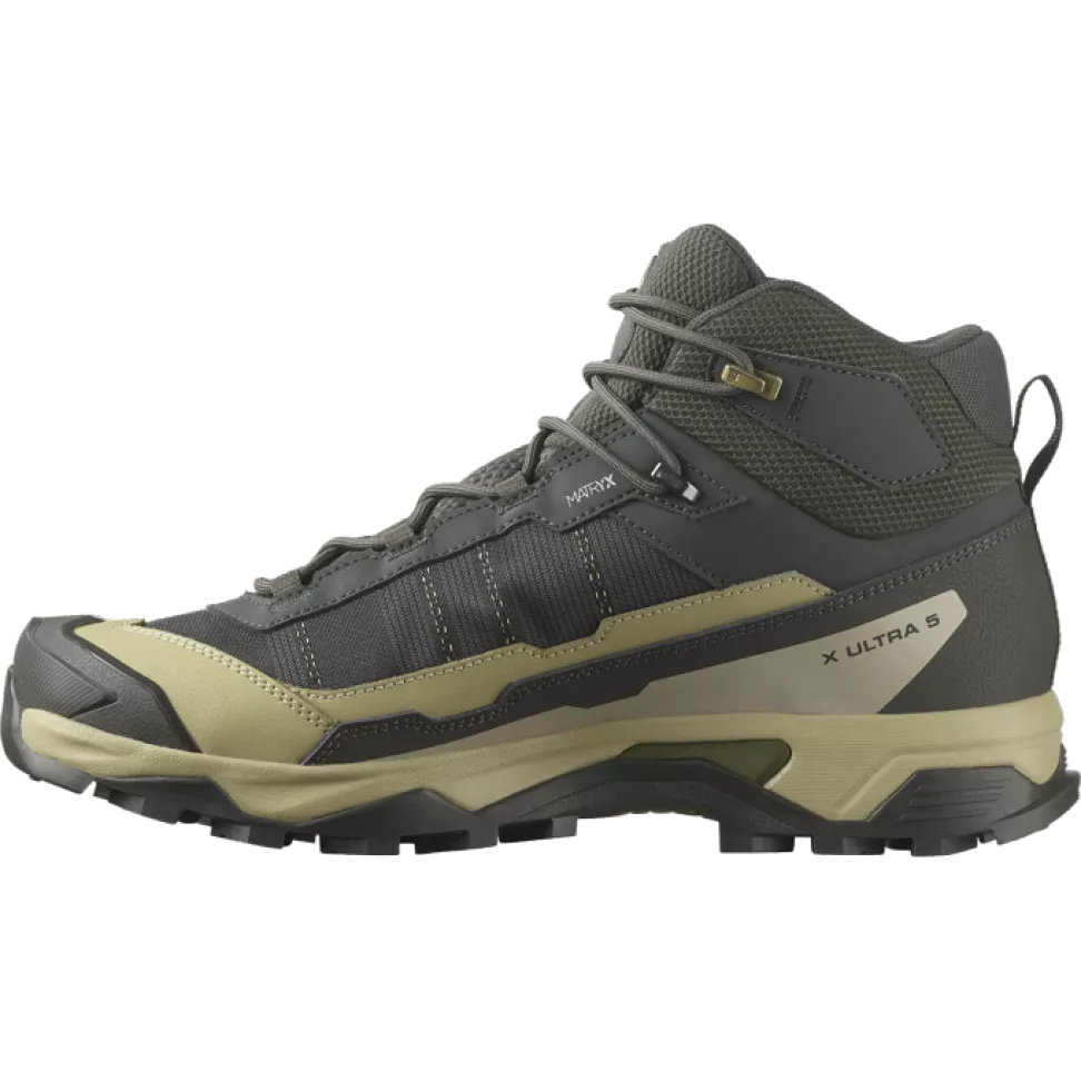 Черевики Salomon X ULTRA 5 MID GTX чол. зелений