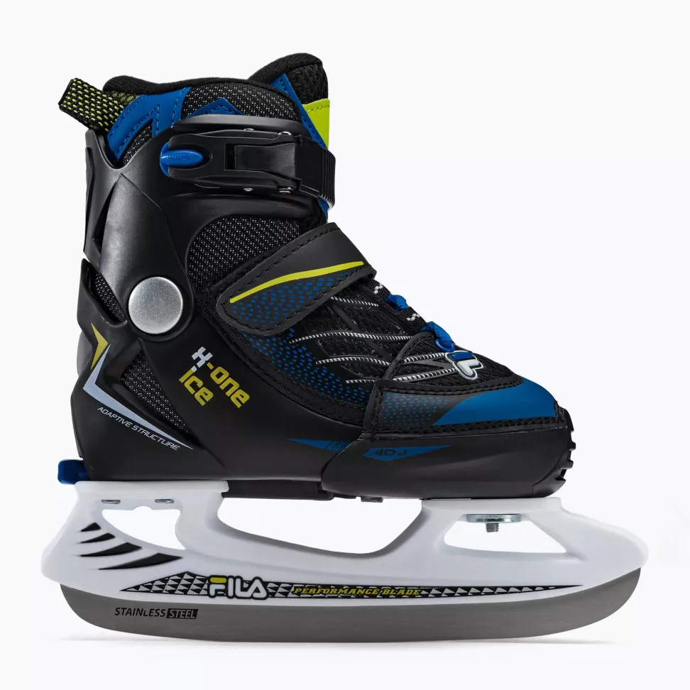 Коньки детские FILA X-One blue/lime