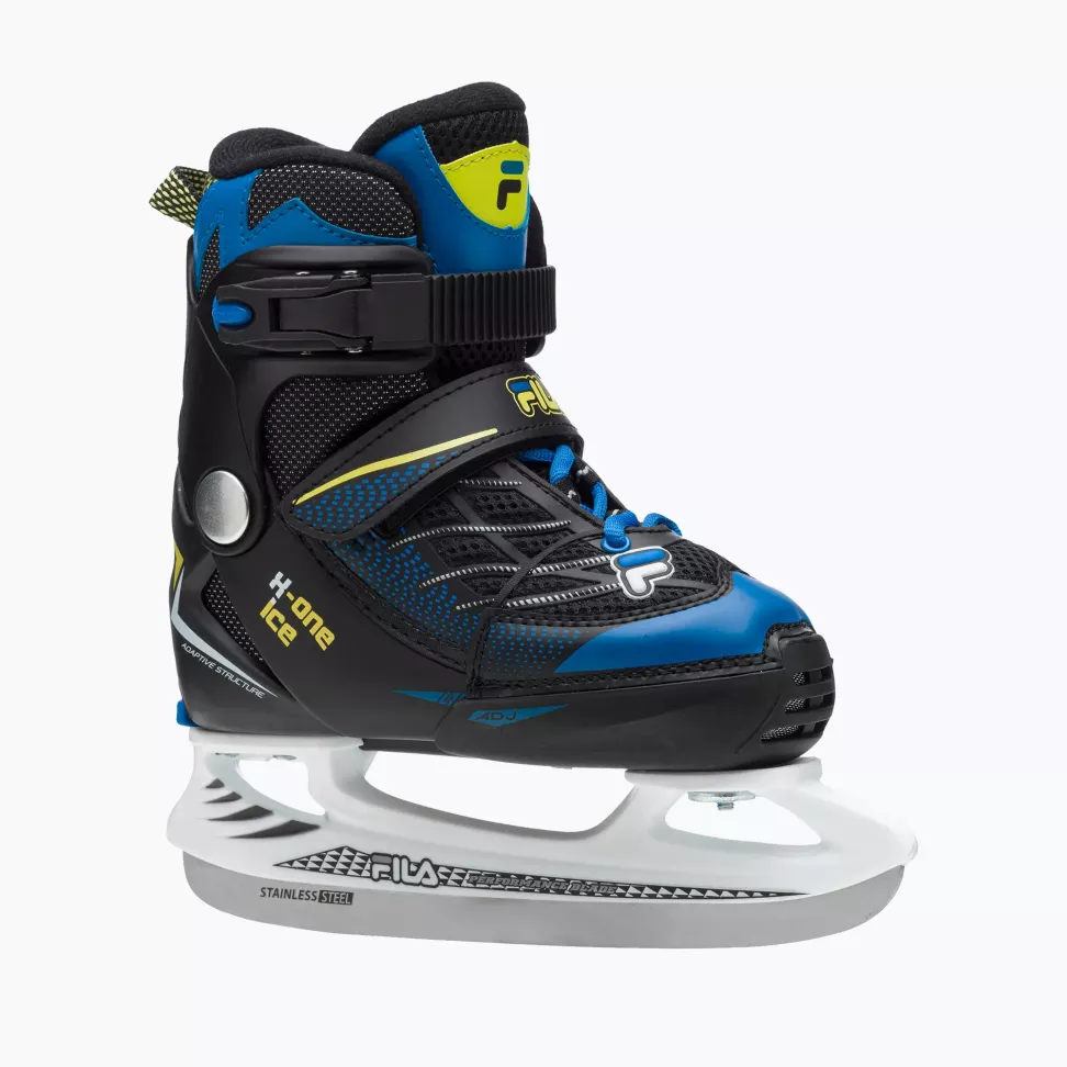 Коньки детские FILA X-One blue/lime