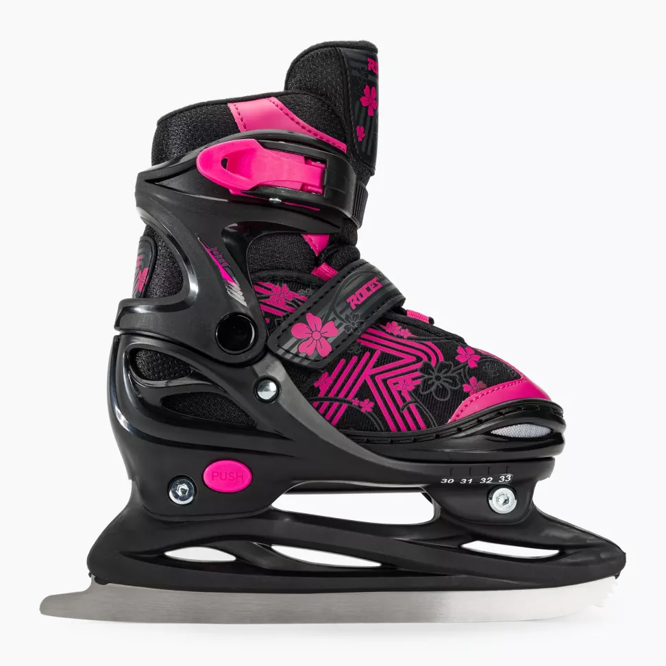 Коньки детские Roces Jokey Ice 3.0 Girl black/pink