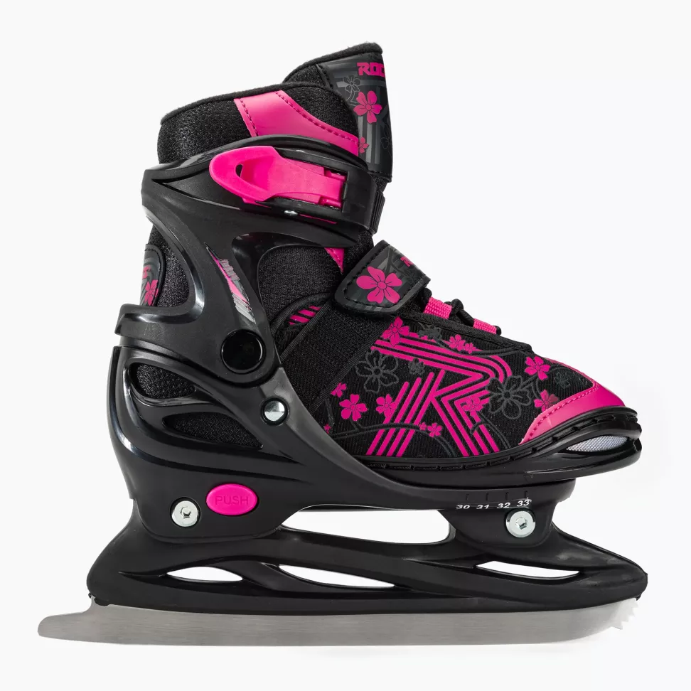 Коньки детские Roces Jokey Ice 3.0 Girl black/pink