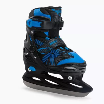 Коньки прогулочные детские Roces Jokey Ice 3.0 Boy черно-голубые 450707