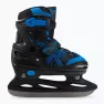 Коньки прогулочные детские Roces Jokey Ice 3.0 Boy черно-голубые 450707