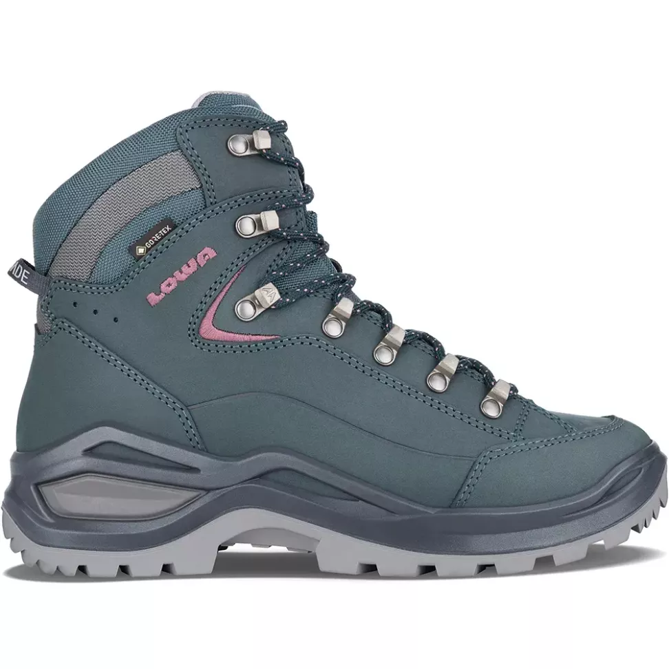LOWA ботинки Renegade Evo GTX MID W steel blue-old rose
