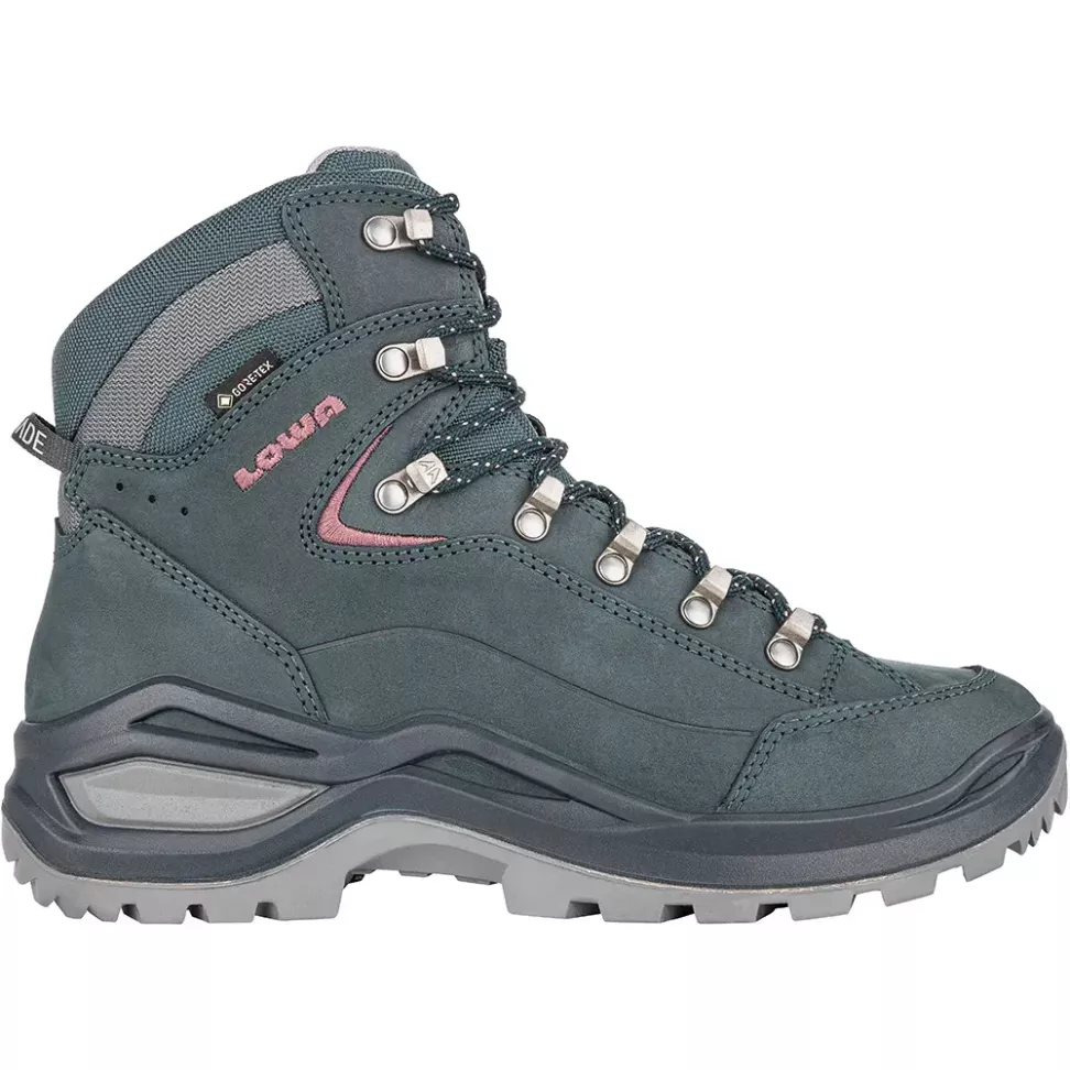LOWA ботинки Renegade Evo GTX MID W steel blue-old rose