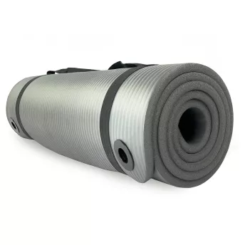 Коврик для фитнеса Stein NBR /серый/ 183X61X1 см
