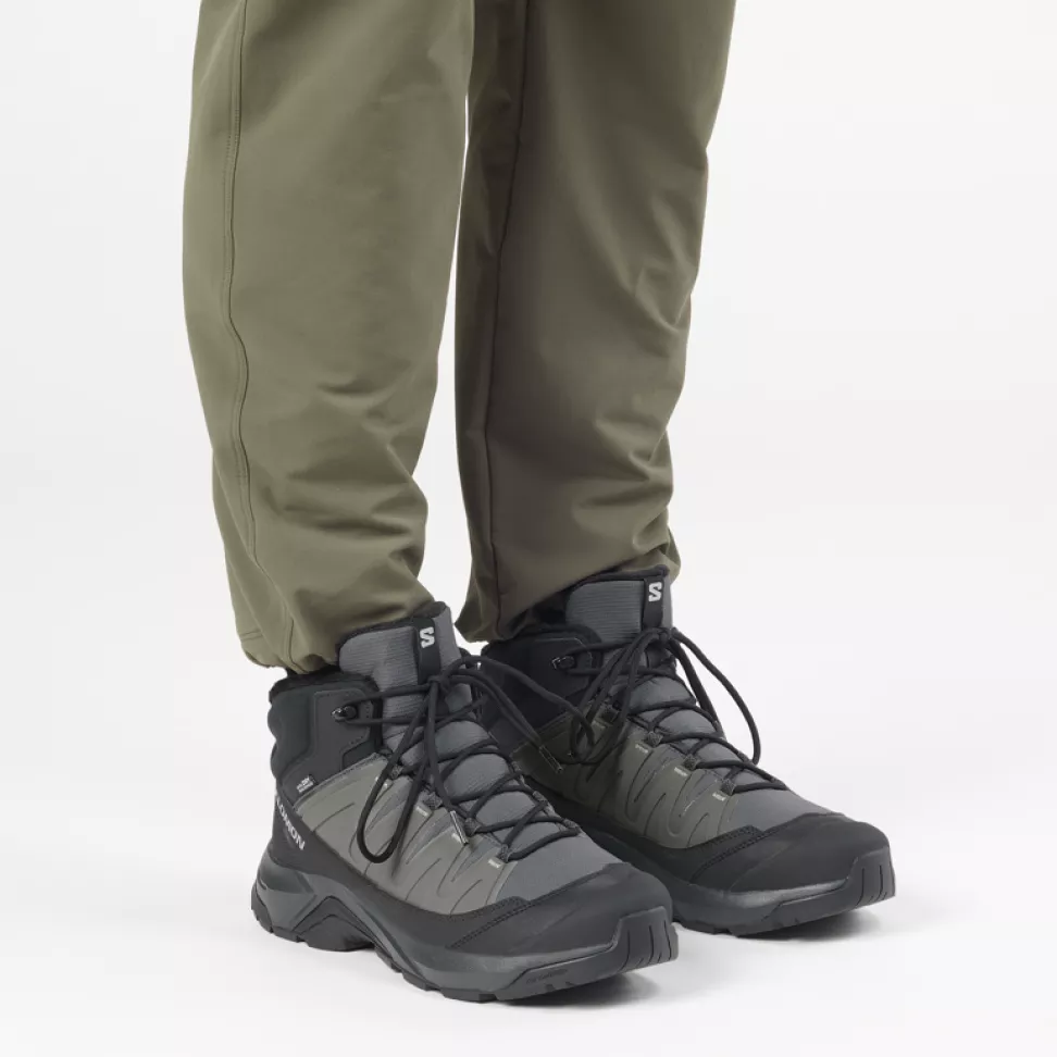 Ботинки Salomon X-ADVENTURE COLDRUSH WP мужские серые