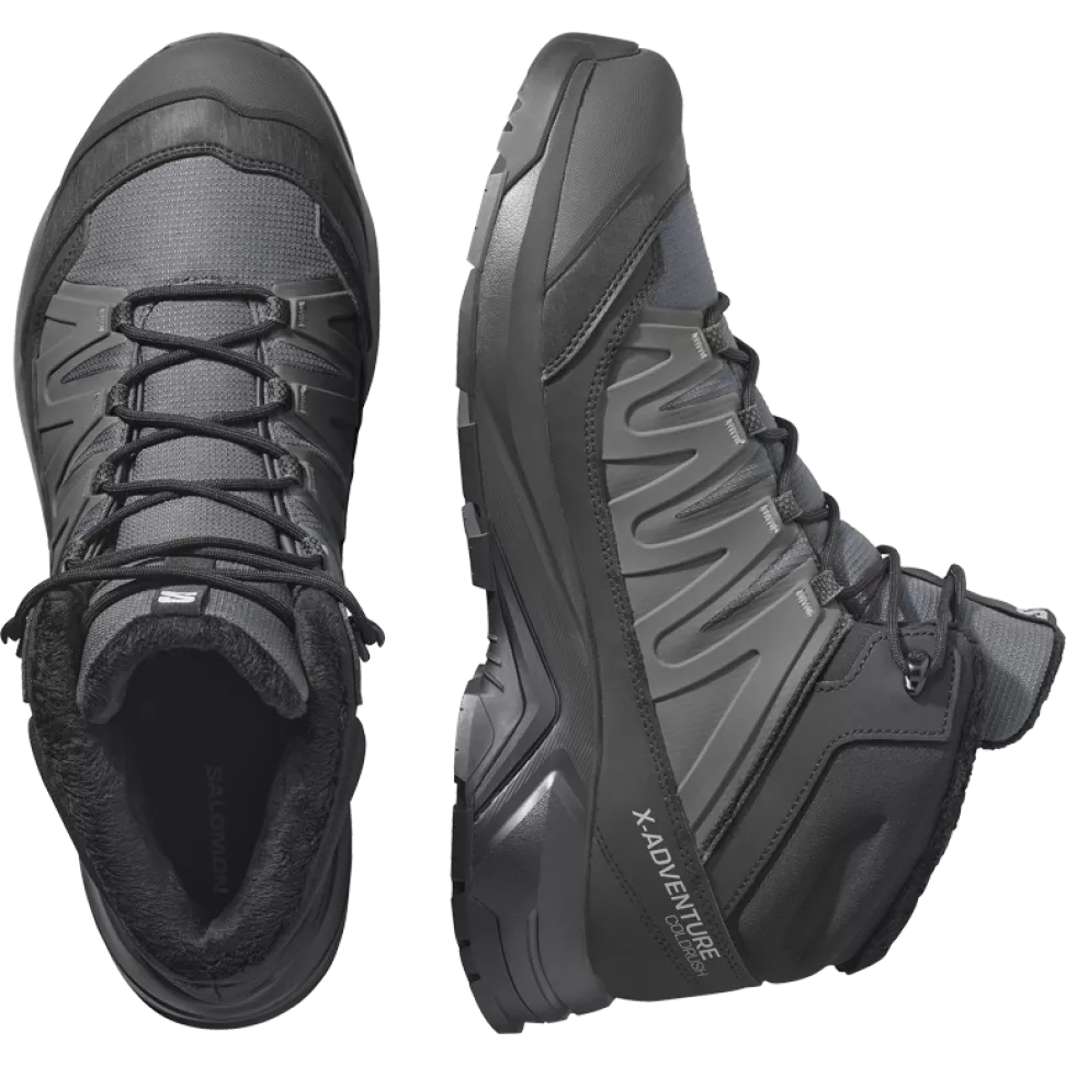 Ботинки Salomon X-ADVENTURE COLDRUSH WP мужские серые
